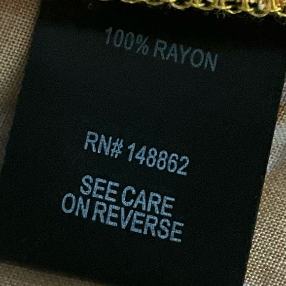 Torrid Mustard Floral Button-Down Skirt 1X - Picture 6 of 6